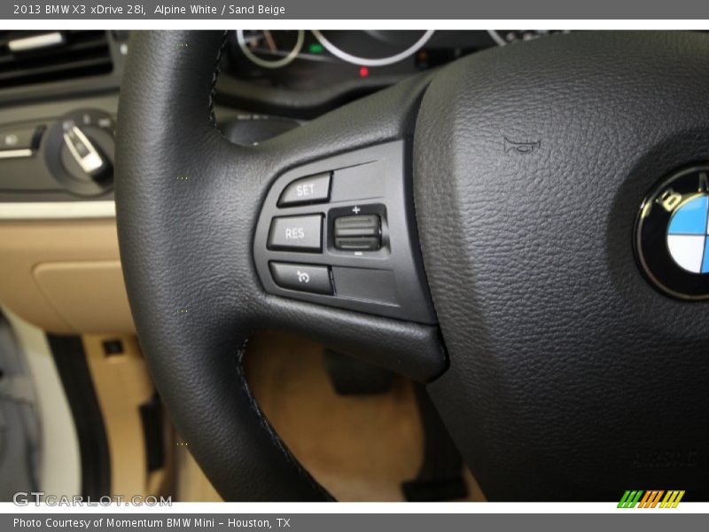 Alpine White / Sand Beige 2013 BMW X3 xDrive 28i
