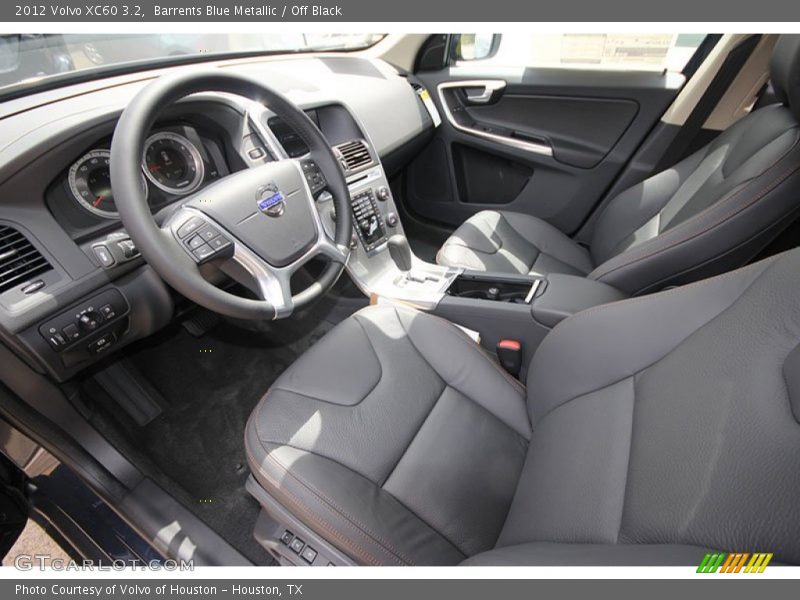 Barrents Blue Metallic / Off Black 2012 Volvo XC60 3.2