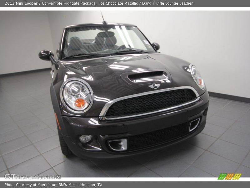 Ice Chocolate Metallic / Dark Truffle Lounge Leather 2012 Mini Cooper S Convertible Highgate Package