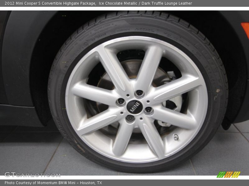 Ice Chocolate Metallic / Dark Truffle Lounge Leather 2012 Mini Cooper S Convertible Highgate Package
