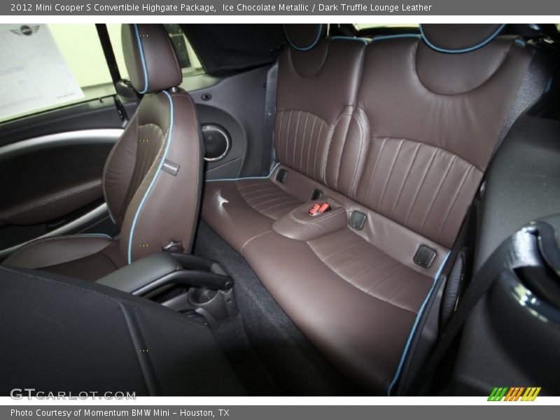 Ice Chocolate Metallic / Dark Truffle Lounge Leather 2012 Mini Cooper S Convertible Highgate Package