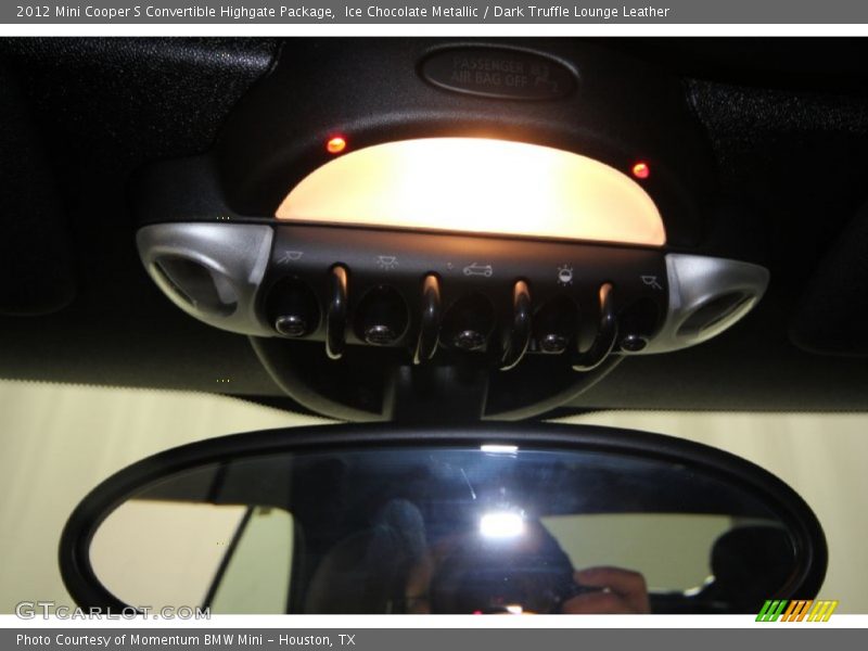 Ice Chocolate Metallic / Dark Truffle Lounge Leather 2012 Mini Cooper S Convertible Highgate Package