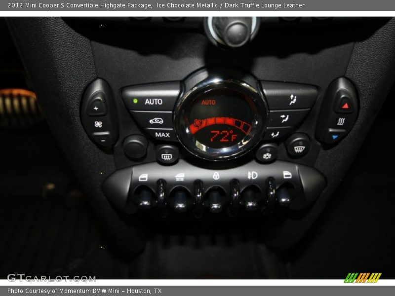 Ice Chocolate Metallic / Dark Truffle Lounge Leather 2012 Mini Cooper S Convertible Highgate Package