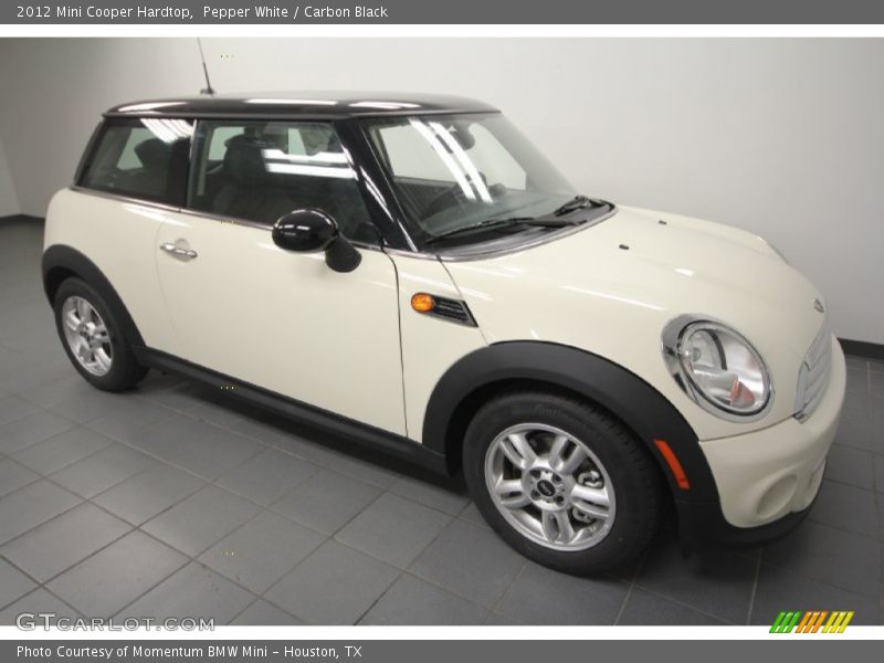 Pepper White / Carbon Black 2012 Mini Cooper Hardtop