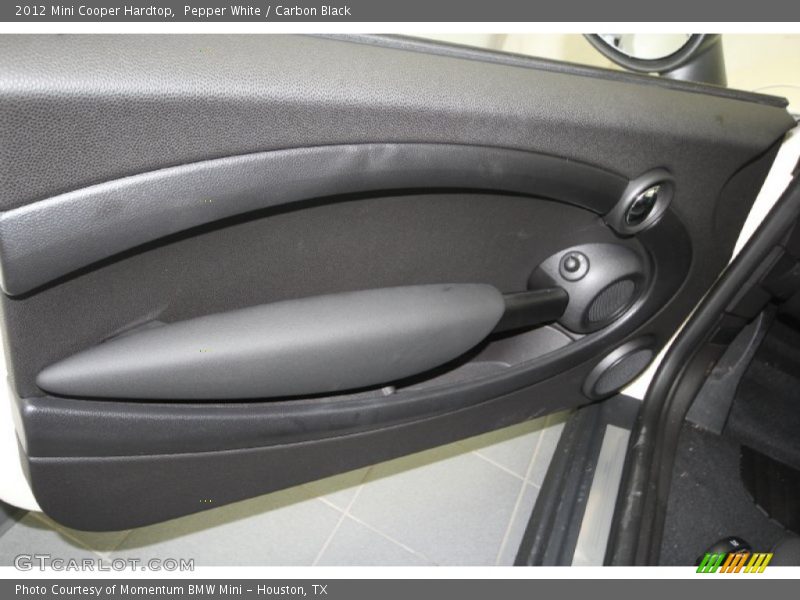 Pepper White / Carbon Black 2012 Mini Cooper Hardtop