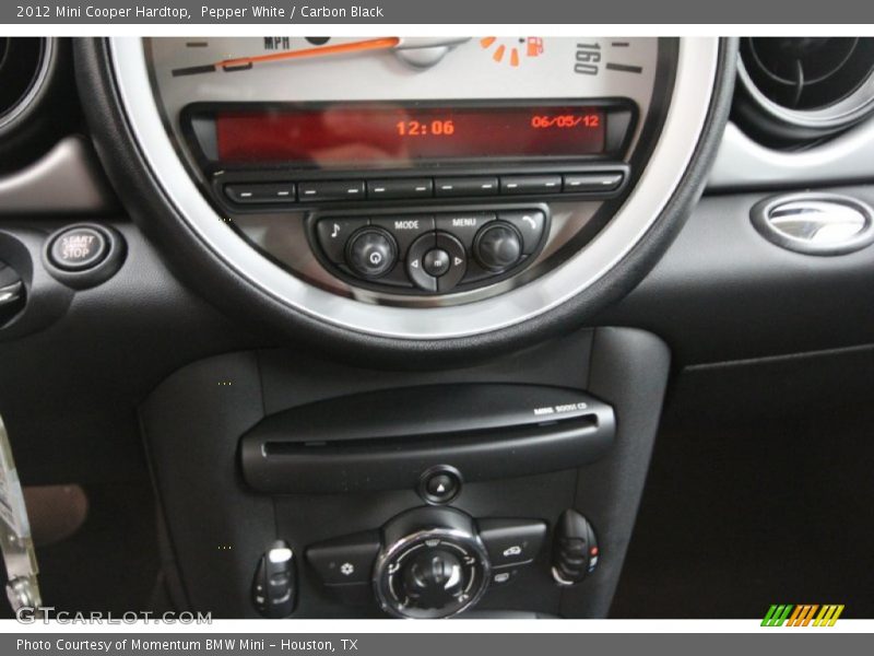 Pepper White / Carbon Black 2012 Mini Cooper Hardtop