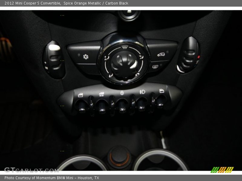Spice Orange Metallic / Carbon Black 2012 Mini Cooper S Convertible