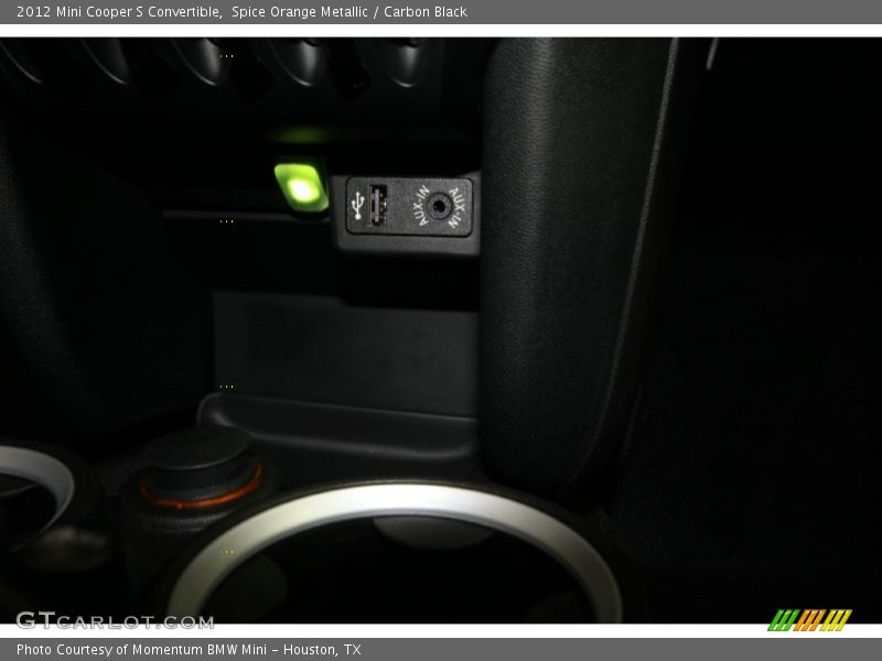 Spice Orange Metallic / Carbon Black 2012 Mini Cooper S Convertible