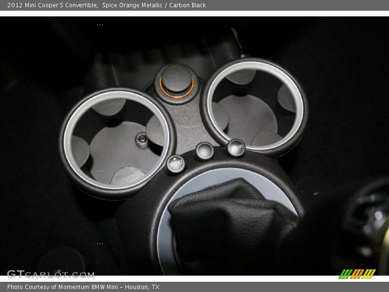 Spice Orange Metallic / Carbon Black 2012 Mini Cooper S Convertible