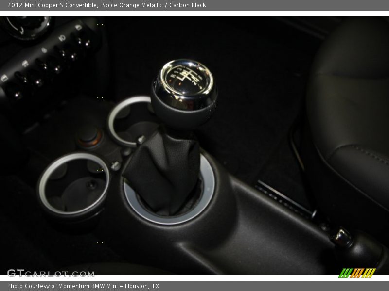 Spice Orange Metallic / Carbon Black 2012 Mini Cooper S Convertible