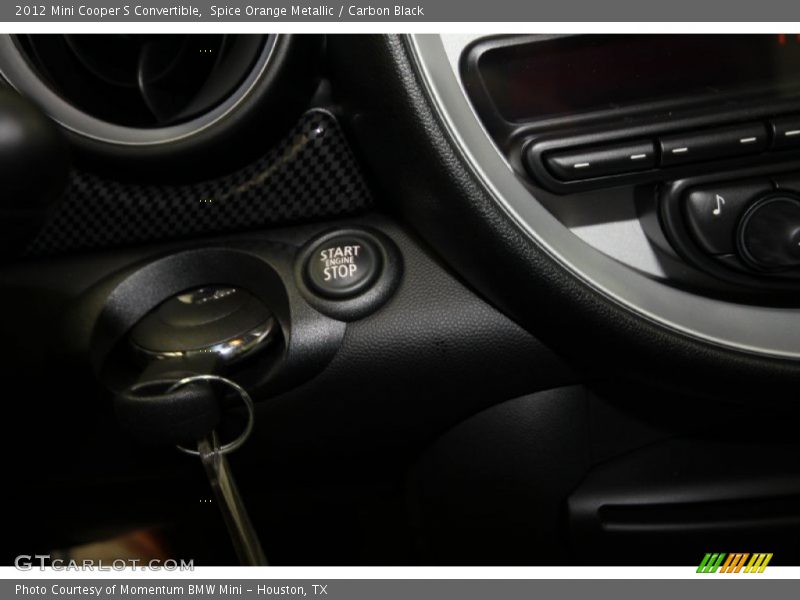 Spice Orange Metallic / Carbon Black 2012 Mini Cooper S Convertible