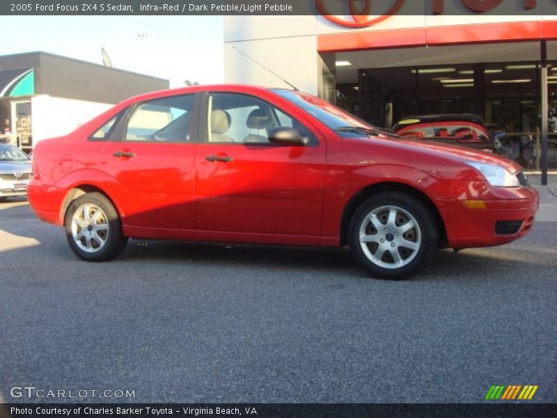 Infra-Red / Dark Pebble/Light Pebble 2005 Ford Focus ZX4 S Sedan