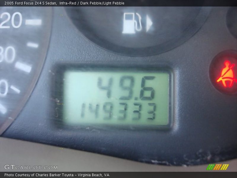 Infra-Red / Dark Pebble/Light Pebble 2005 Ford Focus ZX4 S Sedan