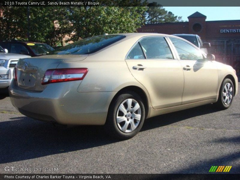 Sandy Beach Metallic / Bisque 2010 Toyota Camry LE