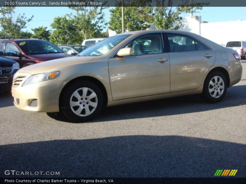 Sandy Beach Metallic / Bisque 2010 Toyota Camry LE