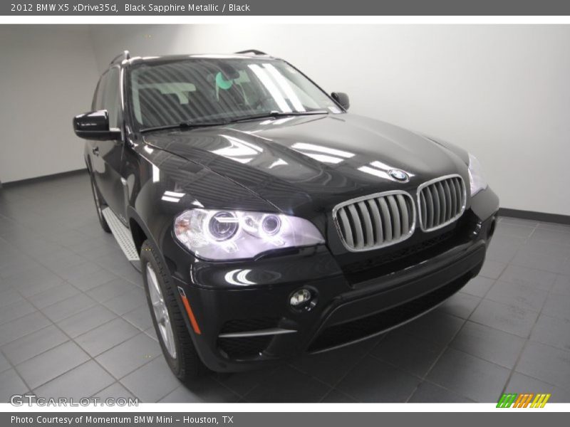 Black Sapphire Metallic / Black 2012 BMW X5 xDrive35d