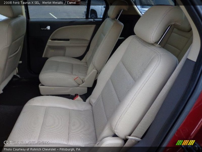 Merlot Metallic / Camel 2008 Ford Taurus X SEL