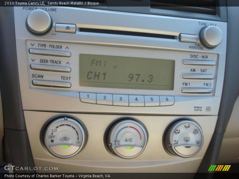 Sandy Beach Metallic / Bisque 2010 Toyota Camry LE