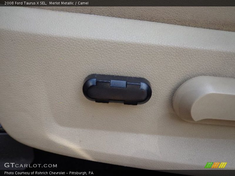Merlot Metallic / Camel 2008 Ford Taurus X SEL