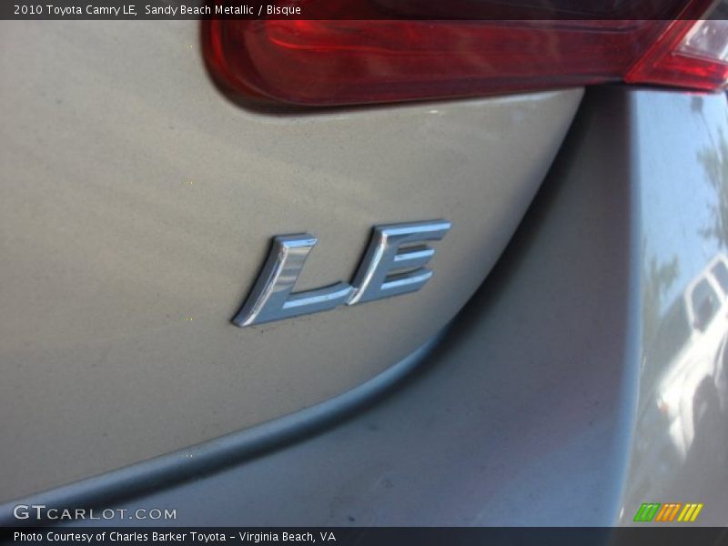 Sandy Beach Metallic / Bisque 2010 Toyota Camry LE