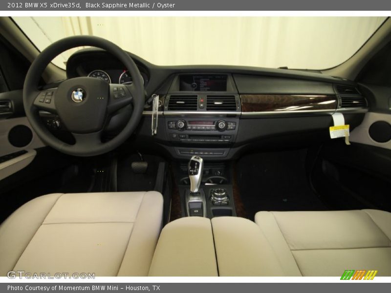 Black Sapphire Metallic / Oyster 2012 BMW X5 xDrive35d