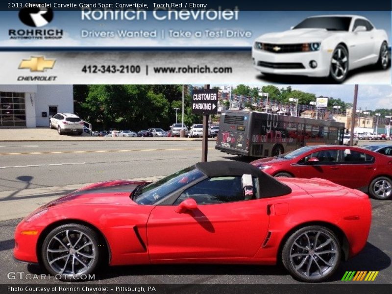 Torch Red / Ebony 2013 Chevrolet Corvette Grand Sport Convertible