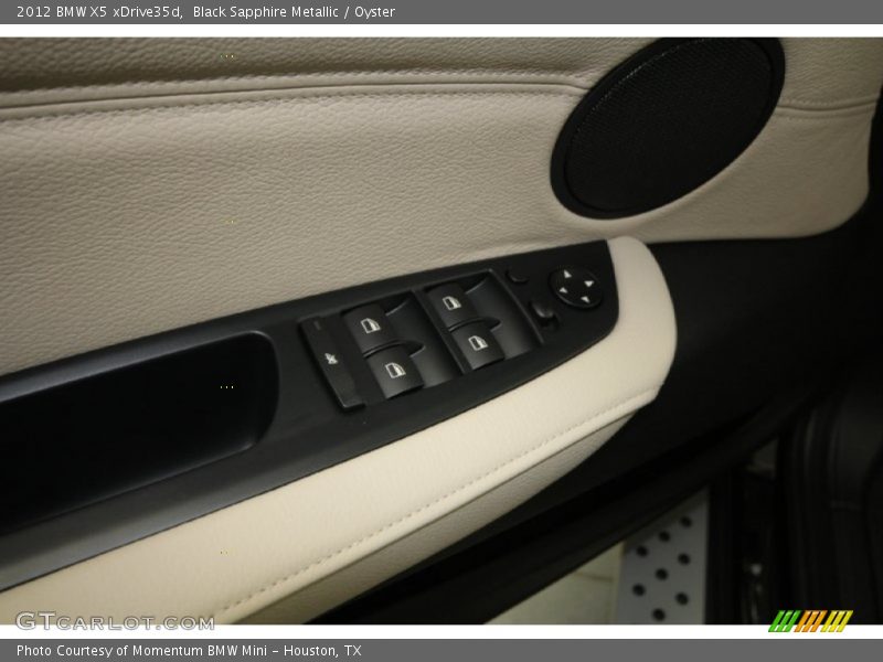 Black Sapphire Metallic / Oyster 2012 BMW X5 xDrive35d
