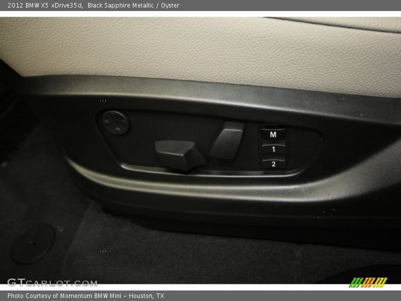 Black Sapphire Metallic / Oyster 2012 BMW X5 xDrive35d
