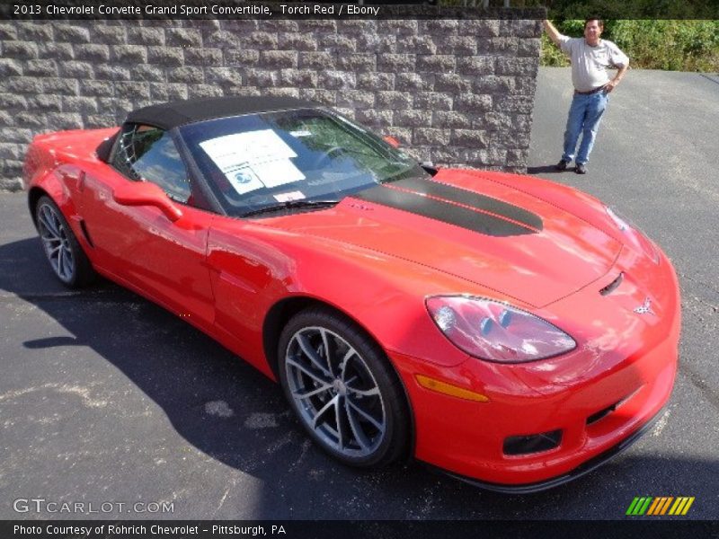 Torch Red / Ebony 2013 Chevrolet Corvette Grand Sport Convertible