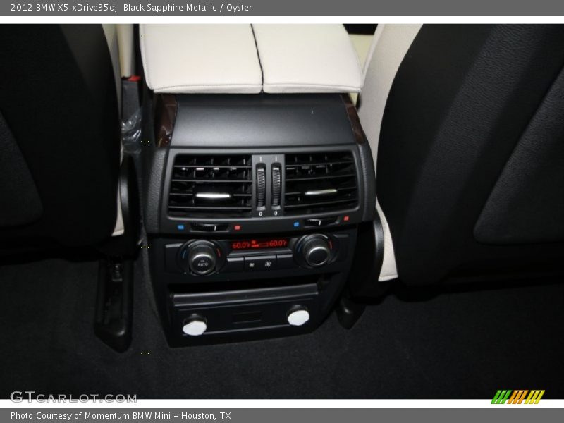 Black Sapphire Metallic / Oyster 2012 BMW X5 xDrive35d