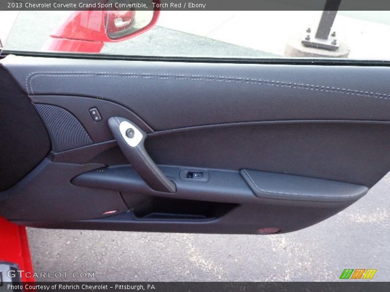 Door Panel of 2013 Corvette Grand Sport Convertible