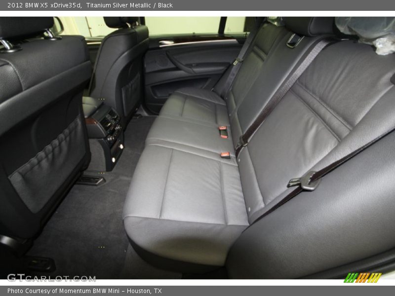 Titanium Silver Metallic / Black 2012 BMW X5 xDrive35d