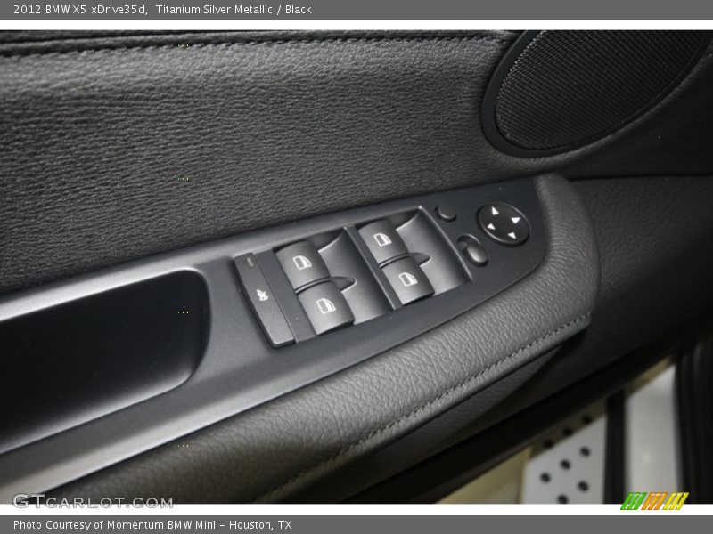 Titanium Silver Metallic / Black 2012 BMW X5 xDrive35d