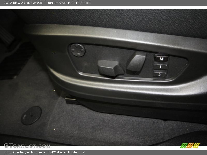 Titanium Silver Metallic / Black 2012 BMW X5 xDrive35d