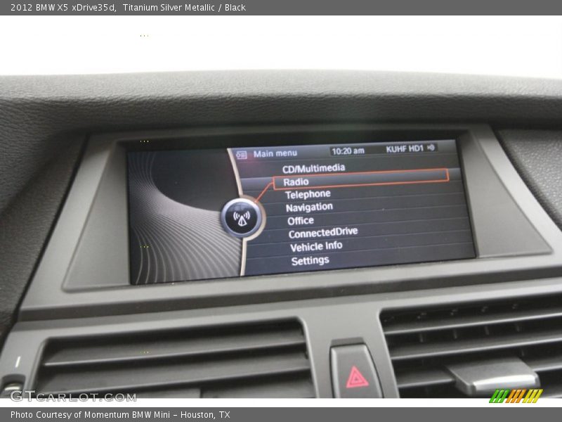 Titanium Silver Metallic / Black 2012 BMW X5 xDrive35d