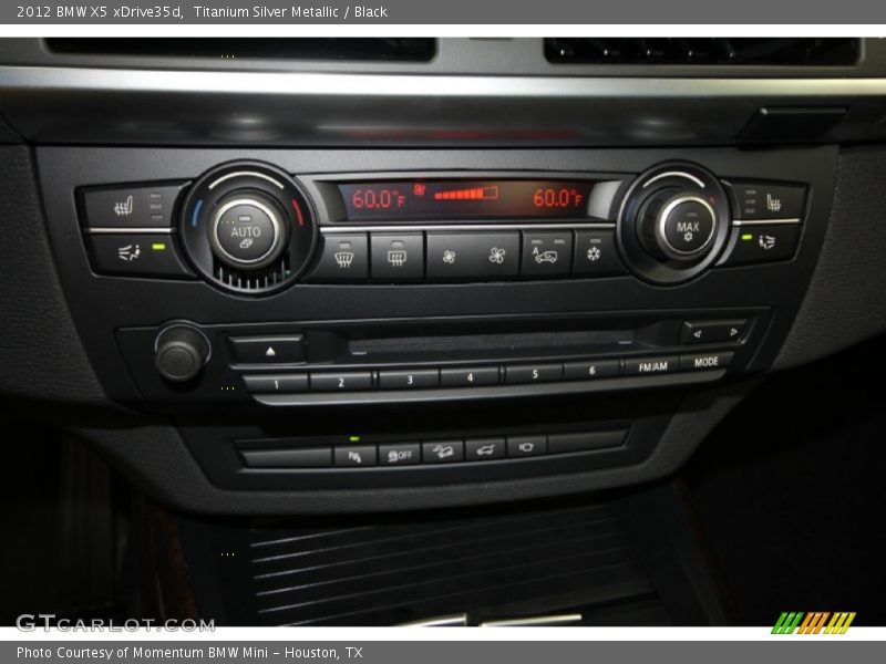 Titanium Silver Metallic / Black 2012 BMW X5 xDrive35d