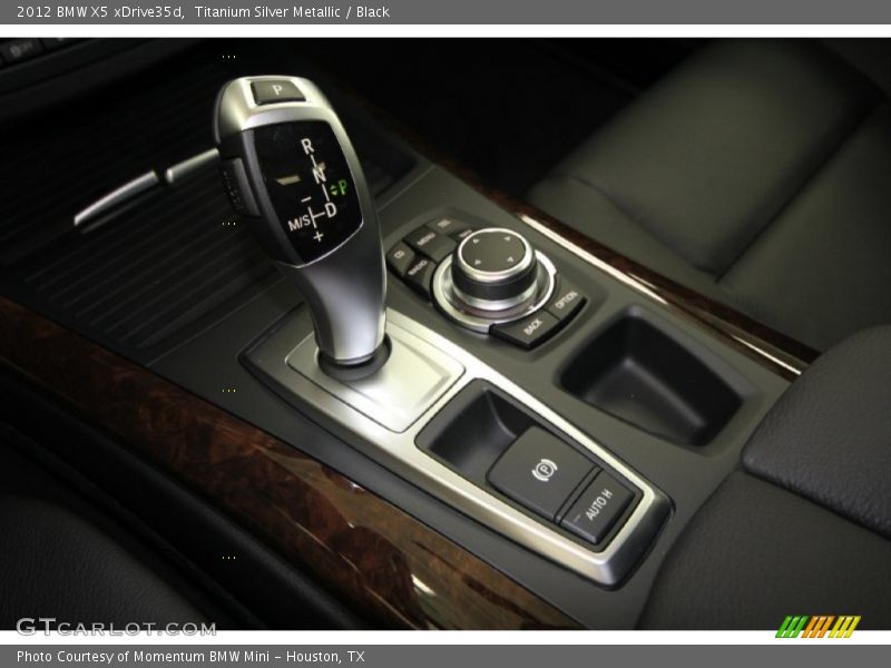 Titanium Silver Metallic / Black 2012 BMW X5 xDrive35d