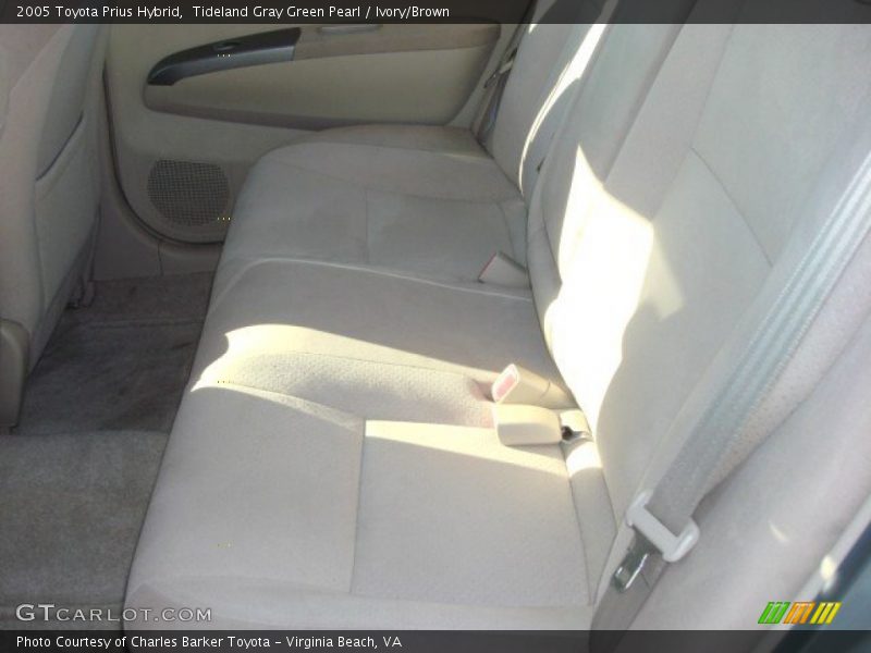 Tideland Gray Green Pearl / Ivory/Brown 2005 Toyota Prius Hybrid