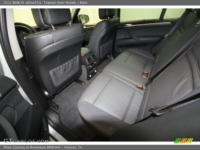 Titanium Silver Metallic / Black 2012 BMW X5 xDrive35d