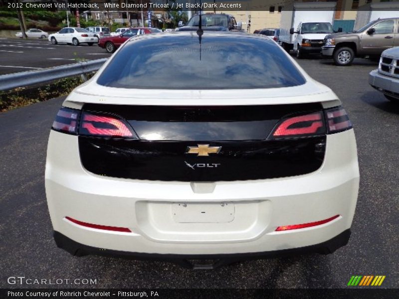 White Diamond Tricoat / Jet Black/Dark Accents 2012 Chevrolet Volt Hatchback