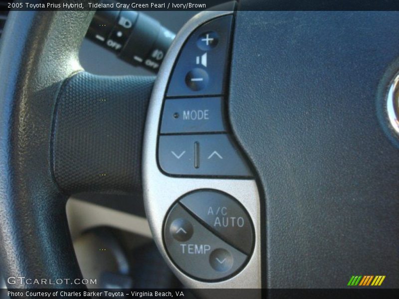 Tideland Gray Green Pearl / Ivory/Brown 2005 Toyota Prius Hybrid