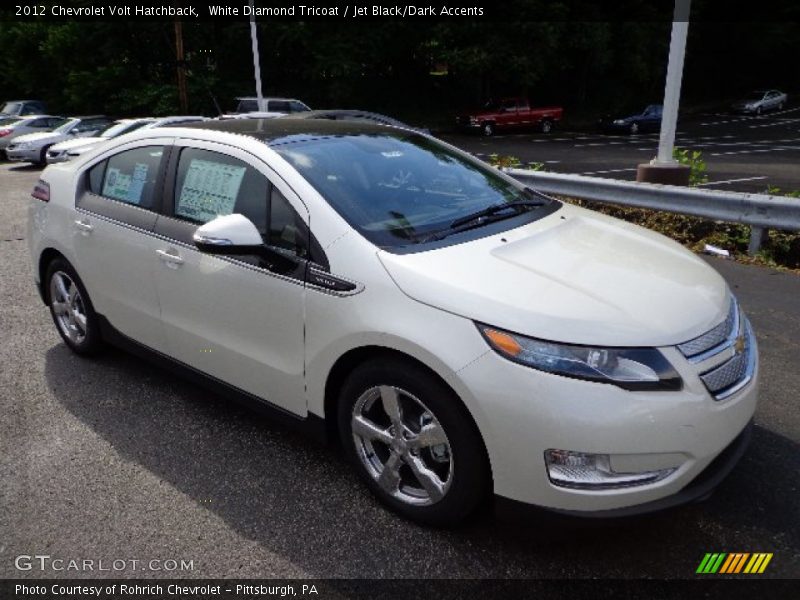 White Diamond Tricoat / Jet Black/Dark Accents 2012 Chevrolet Volt Hatchback