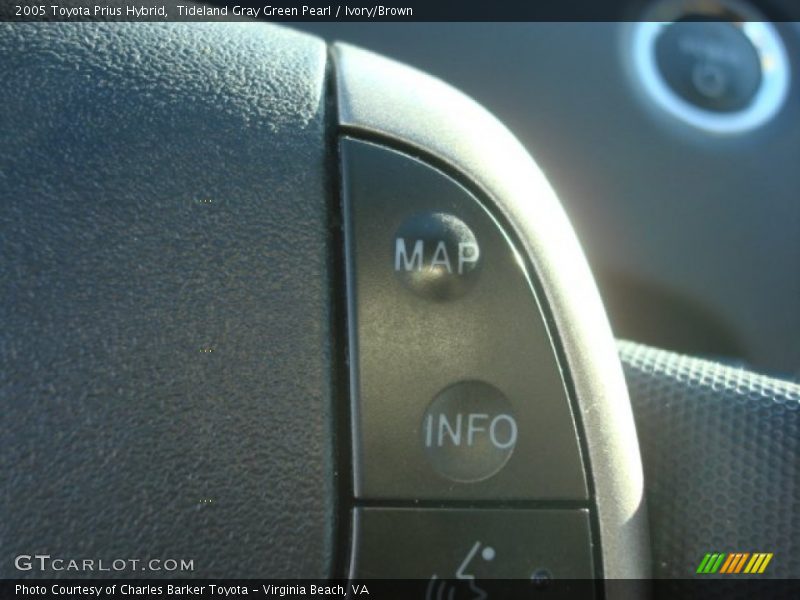 Tideland Gray Green Pearl / Ivory/Brown 2005 Toyota Prius Hybrid