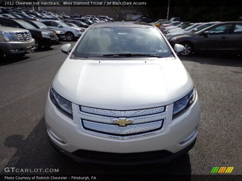 White Diamond Tricoat / Jet Black/Dark Accents 2012 Chevrolet Volt Hatchback