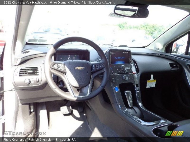 White Diamond Tricoat / Jet Black/Dark Accents 2012 Chevrolet Volt Hatchback