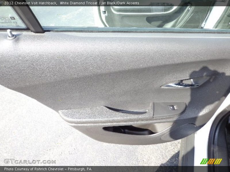 White Diamond Tricoat / Jet Black/Dark Accents 2012 Chevrolet Volt Hatchback