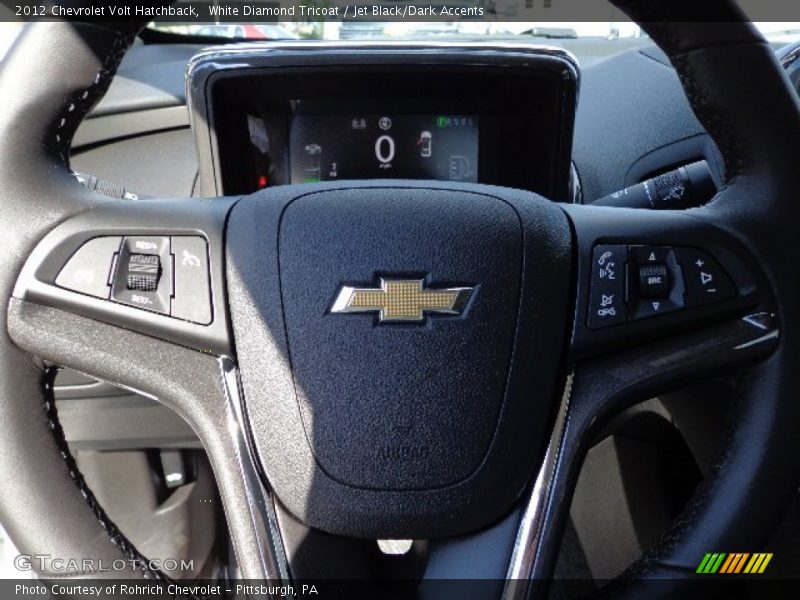 White Diamond Tricoat / Jet Black/Dark Accents 2012 Chevrolet Volt Hatchback