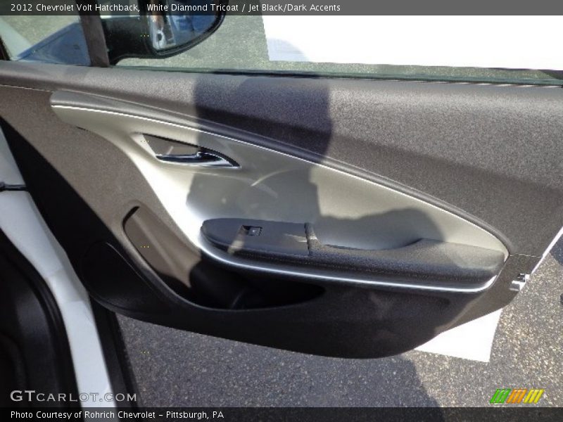 White Diamond Tricoat / Jet Black/Dark Accents 2012 Chevrolet Volt Hatchback