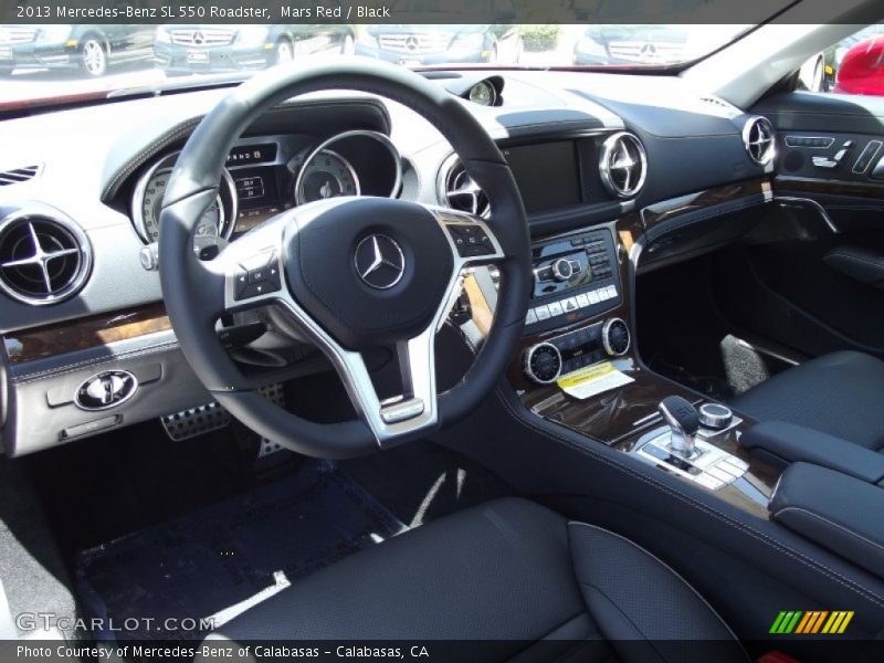 Mars Red / Black 2013 Mercedes-Benz SL 550 Roadster