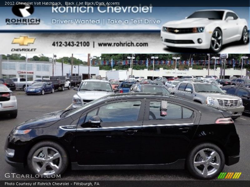 Black / Jet Black/Dark Accents 2012 Chevrolet Volt Hatchback